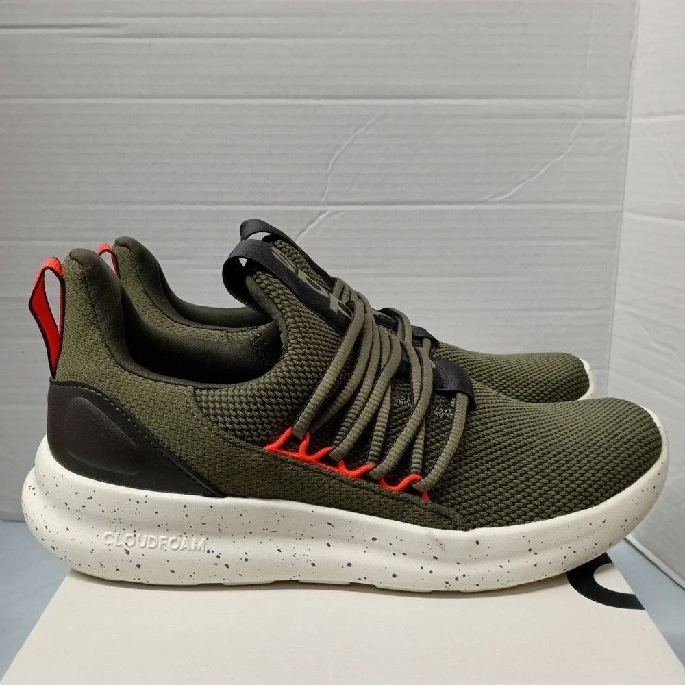 Adidas Lite Racer Adapt 7.0 Shoes Men's Sz 8 Olive Green Sneakers Slip On IH7723